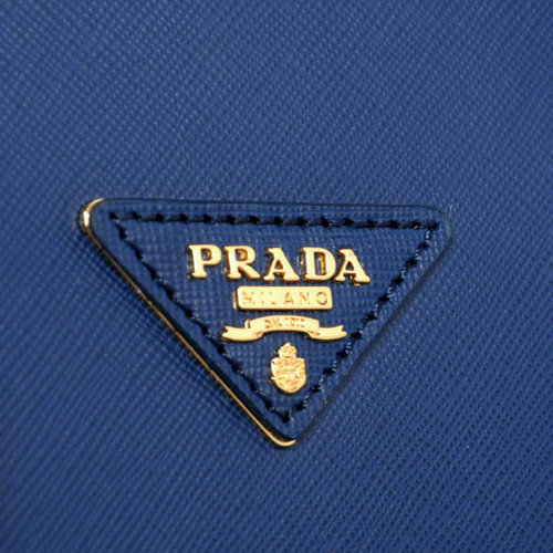 2016 Prada Saffiano Lux Top Handle Borse BL0837 pelle blu