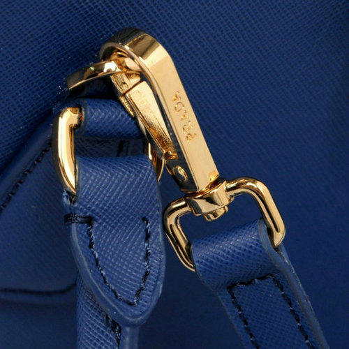 2016 Prada Saffiano Lux Top Handle Borse BL0837 pelle blu