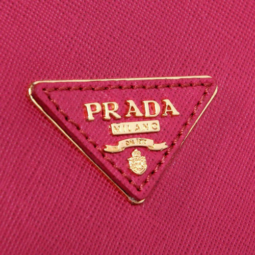 2016 Prada Saffiano Lux Top Handle Borse BL0837 Rosso Rose