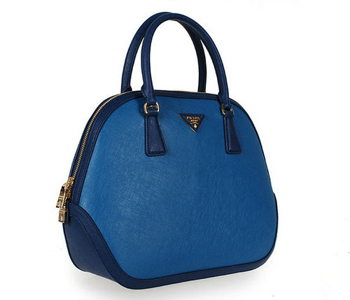 2016 Prada Saffiano Tote 6628 Royal Blu  Blu Skin