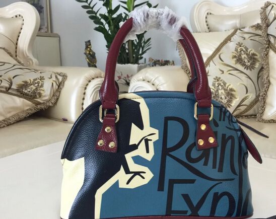 Burberry autunno e l'inverno 5391 sfilate nuova pelle pieno originale blu