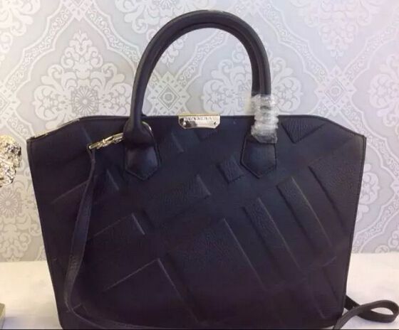 Burberry Plaid elegante pelle fiore impresso collezione di borse tote