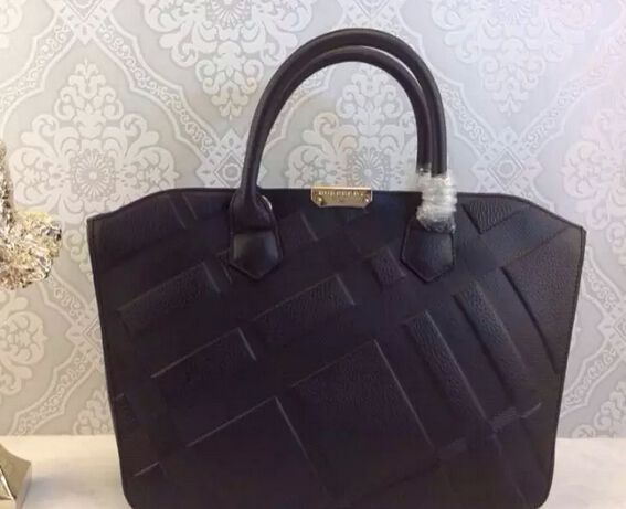 Burberry Plaid elegante pelle fiore impresso collezione di borse tote