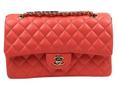 Chanel 2.55 Series Bags Orange Original Leather CFA1112 Gold