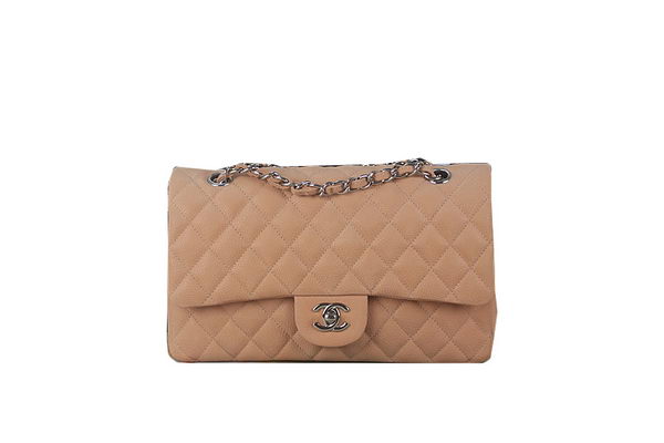 Chanel 2.55 Series Classic Flap Bag 1112 Apricot Original Cannage Patterns Gold