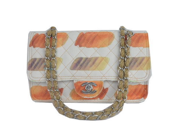 Chanel 2.55 Series Classic Flap Bag Canvas CHA90261 Multicolour