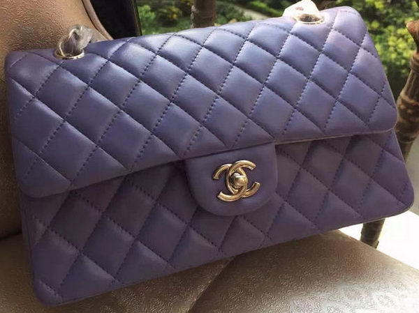 Chanel 2.55 Series Flap Bag Lavender Original Leather A01112 Silver