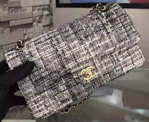 Chanel 2.55 Series Flap Bag Original Fabric A8703 Multicolour