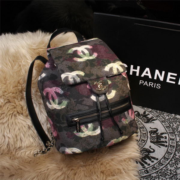 Chanel Backpack Villus Leather CA68030 Pink