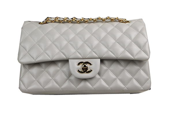 Chanel Classic Flap Bag 2.55 Series Original Sheepskin CHA1112 OffWhite