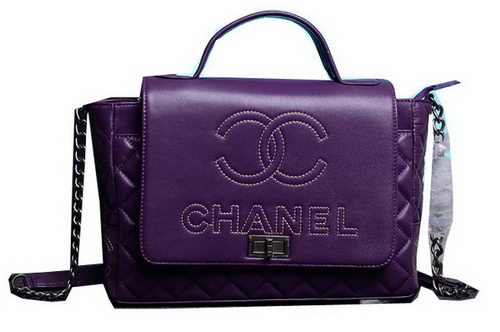 Chanel Cuise 2015 Tote Bag Original Leather A66338 Purple