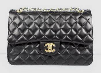 Chanel 2.55 Quilted Lambskin Flap Bag A1112 Black