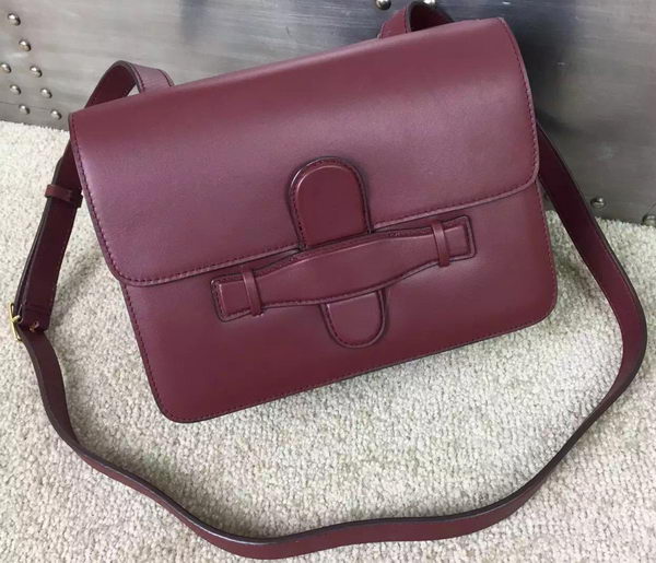 CELINE Bag simmetrico in pelle originale C77423 Borgogna
