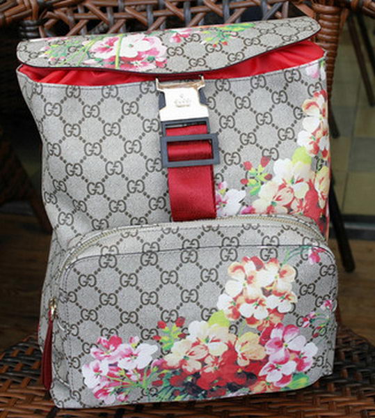 Gucci GG Blooms Backpack 410544 Grey