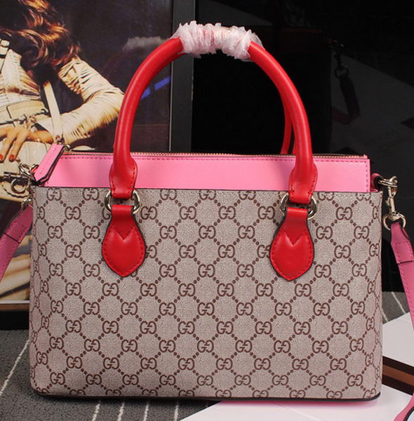 Gucci GG Supreme Tote Bag 409534 Pink