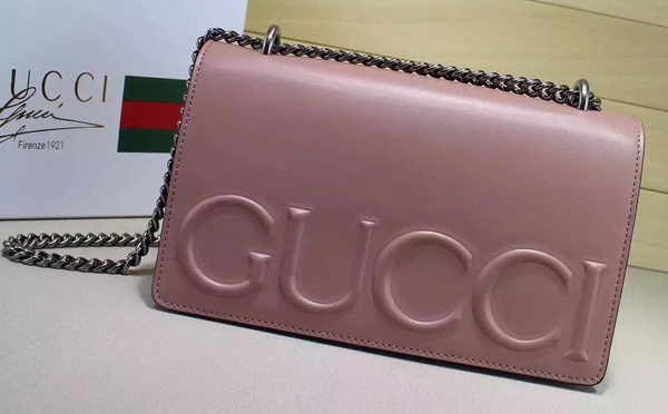 Gucci XL Calfskin Leather mini Bag 421850 Apricot