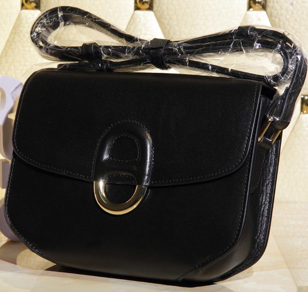 Hermes Cherche Midi Bag Calfskin Leather H1518 Black