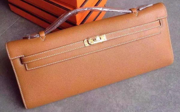 Hermes Kelly 31cm Clutch Original Leather KL31 Wheat