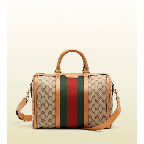 Gucci Annata Tela Boston Borsa Outlet Pizza