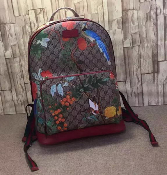 Gucci Tian GG Supreme Backpack 428027 Red