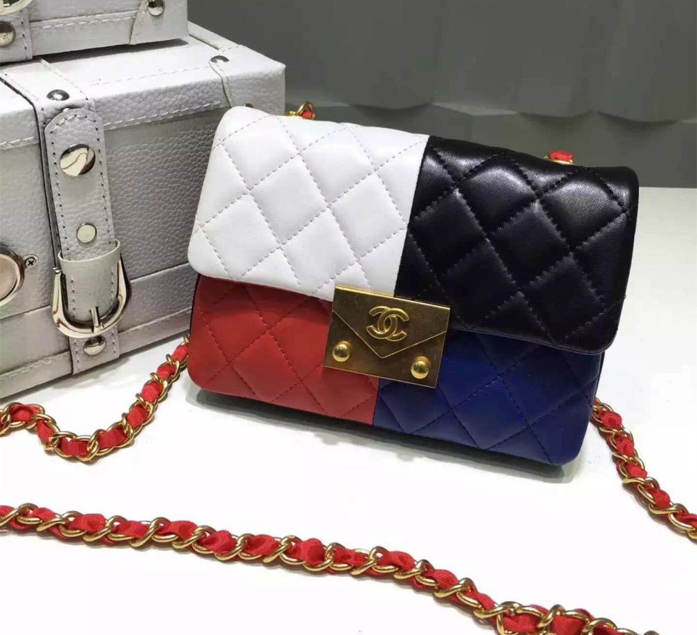 Chanel Piccolo Multicolor Flap Borse agnello Cruise