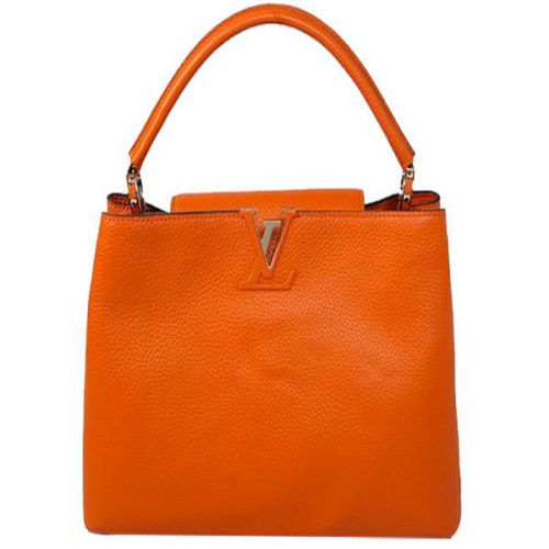 LOUIS VUITTON M48872 CAPUCINES BAG MM ARANCIO