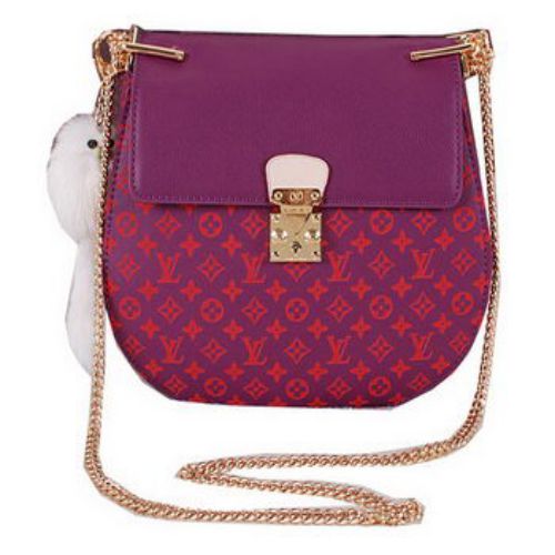 Louis Vuitton a tracolla in pelle originale Bag M94118 Viola