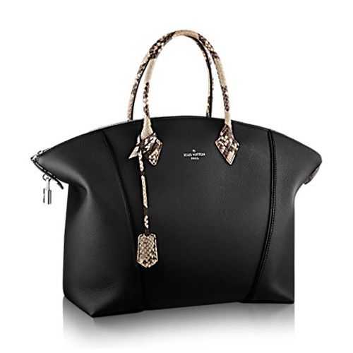 Louis Vuitton N91834 Lockit MM Borsa con Python