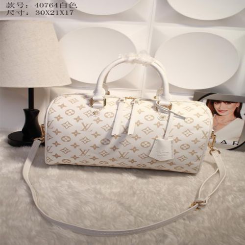 Louis Vuitton in pelle granulosa Speedy 30 M40764 Bianco