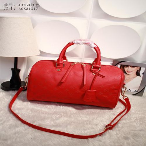 Louis Vuitton in pelle granulosa Speedy 30 M40764 Red