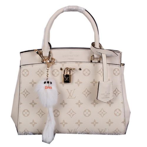 Louis Vuitton in pelle granulosa Rivoli BB M41152 offwhite