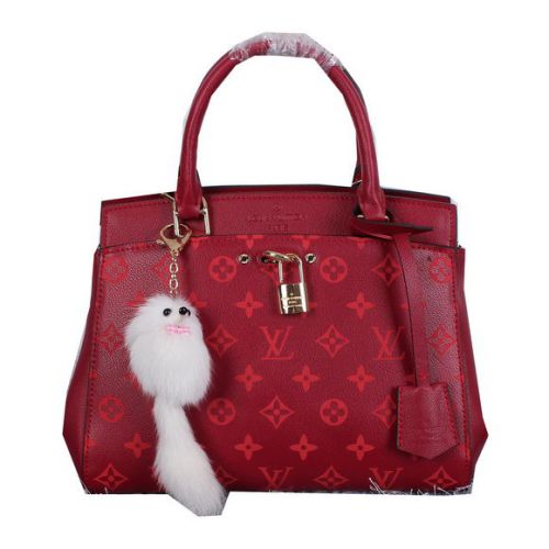 Louis Vuitton in pelle granulosa Rivoli BB M41152 Borgogna