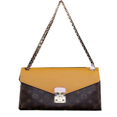 Louis Vuitton Monogram Canvas Pallas catena Aurore M41200 Giallo