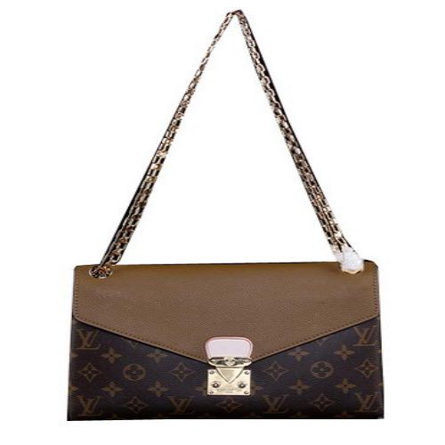 Louis Vuitton Monogram Canvas Pallas catena Aurore M41200 Khaki