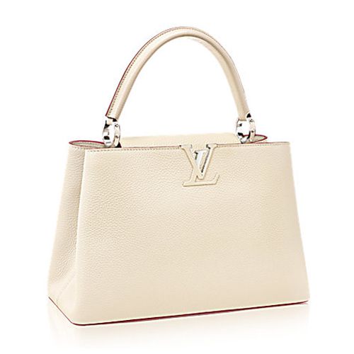 Louis Vuitton 2015 Capucines MM M94431 Latte