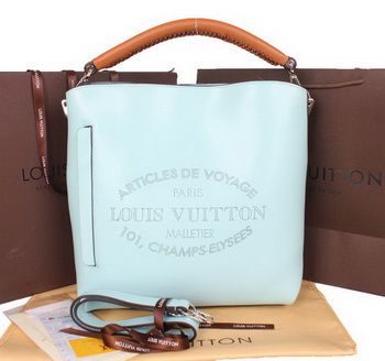 LV 2014 SS Veau Soie in pelle Borseatelle M94351 Blue Light