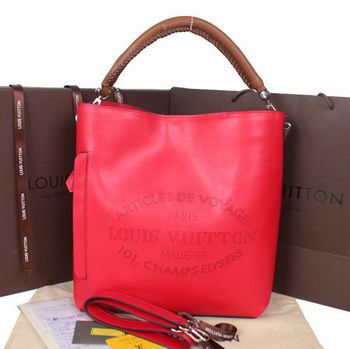 LV 2014 SS Veau Soie in pelle Borseatelle M94351 Rosso