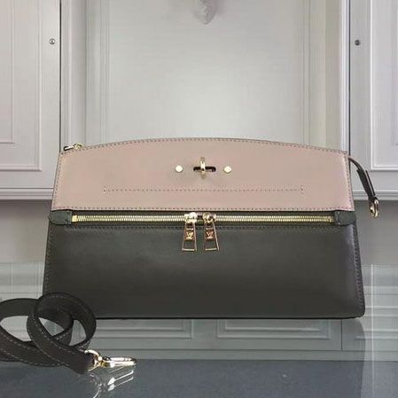 Louis Vuitton in pelle di vitello Clutch in pelle M40114 Rosa & Verde