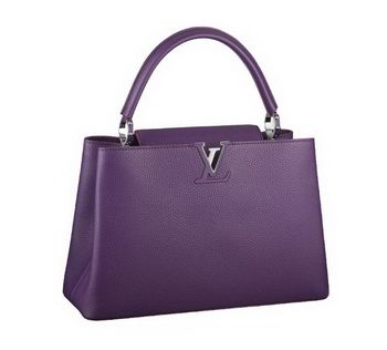 LV Capucines Elegante Borsa MM M48866 Viola