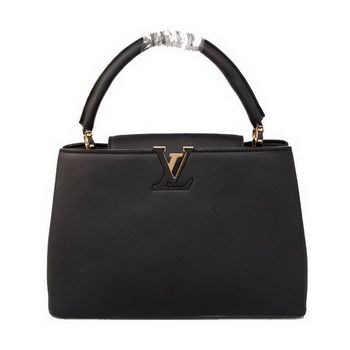 LV Capucines Elegante Borsa MM M48871 Nero