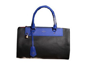 Louis Vuitton in pelle granulosa Top Handle Borse M41337 Nero