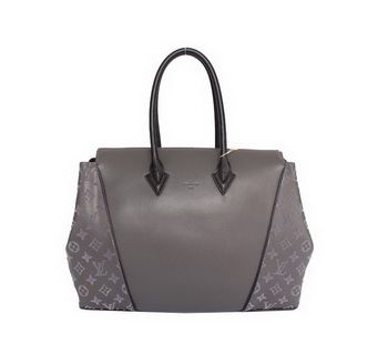 LV W Borse MM M94338 Monogram in pelle di vitello grigio