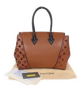 Louis Vuitton Monogram in pelle di vitello Borsa W PM M94337 Brown