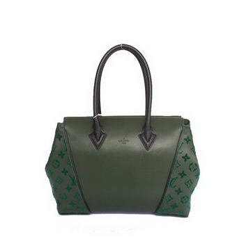 LV W Borsa PM M94337 Monogram in pelle di vitello verde scuro