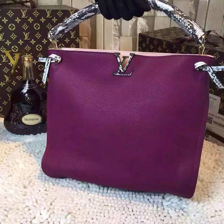 Louis Vuitton Python Tournon Hobo Borse M50541 Viola