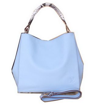 Louis Vuitton in pelle scamosciata Borseatelle M91671 SKYBLUE