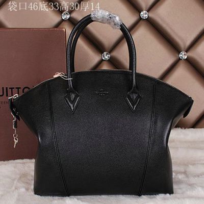 Louis Vuitton M94594 Nero Veau Cachemire LOCKIT PM Borsa