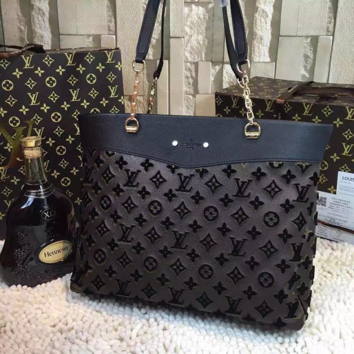 Louis Vuitton Veau Cachemire Pallas Shopper Borse M41580 Nero