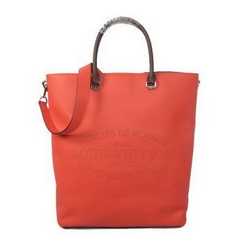 LV Veau Soie in pelle originale FLORE GM M48859 Rosso