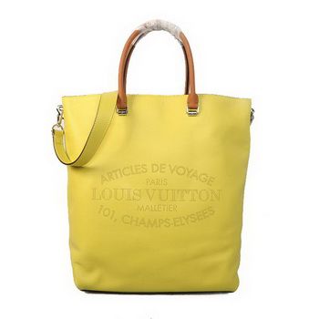 LV Veau Soie FLORE in pelle originale GM M48859 Giallo